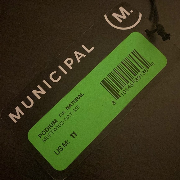 NWT [Municipal] Podium M.Float Slides Sandals White/Black Men’s Sz 11 w Dustbag! - Picture 11 of 15